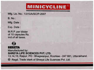 Minicycline Capsule 10
